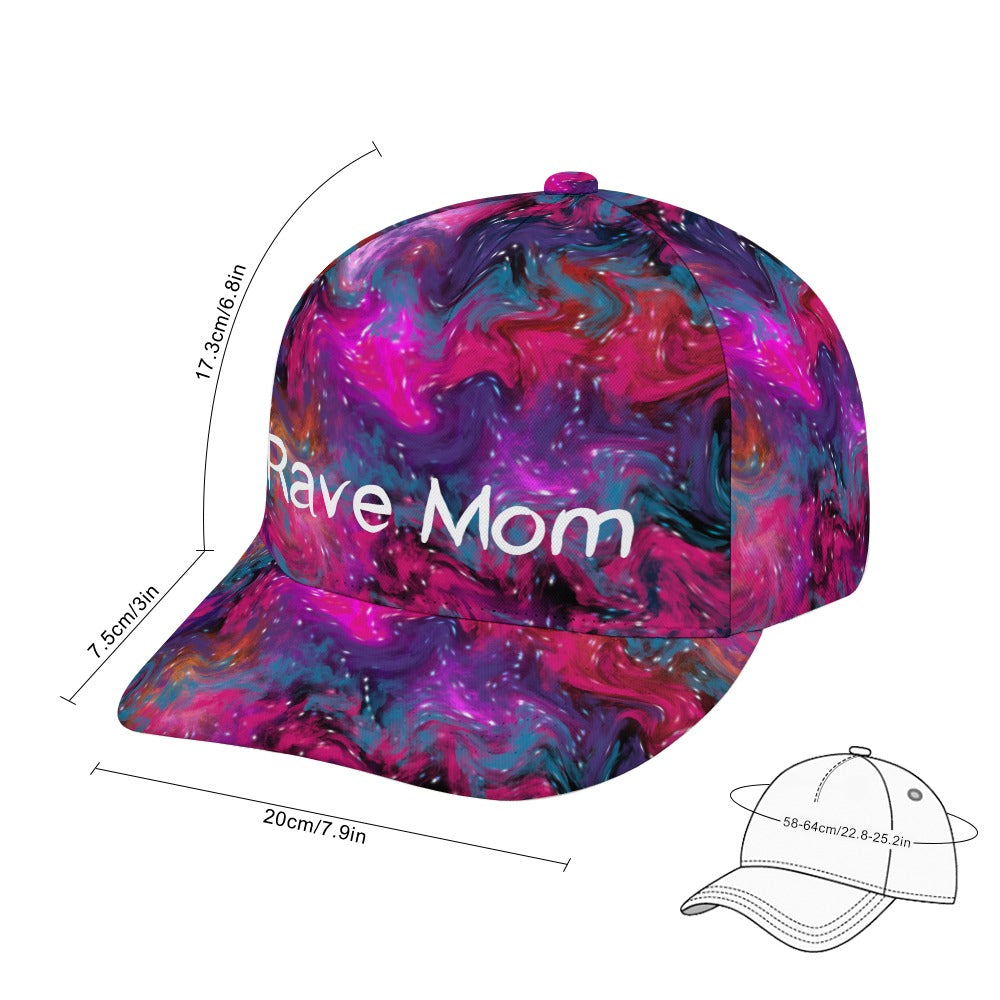 Nebular Rave Mom Snapback (Full Print)