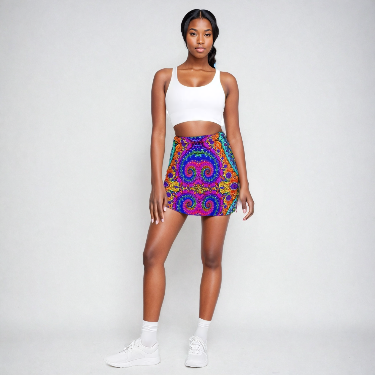 Wanderlust Skort with pockets - Garden Of EDM