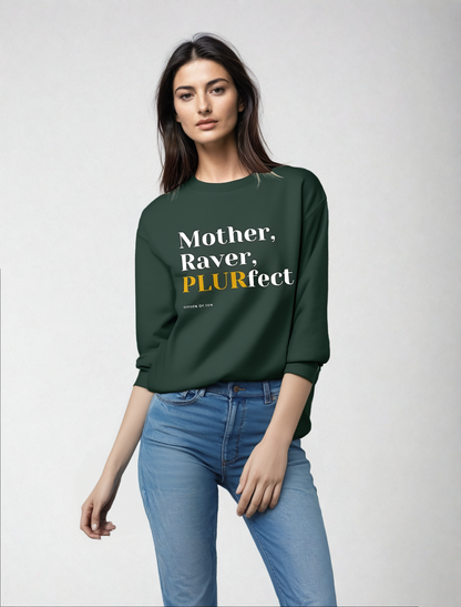 PLURfect Mother Champion Unisex Powerblend Sweatshirt - Dark Green