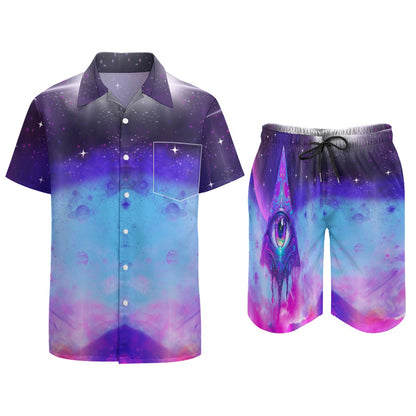 Celestial Focus Shorts Set