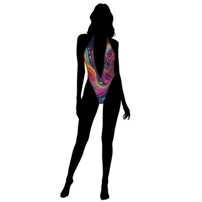 Galactic Dreamer V-Front Bodysuit