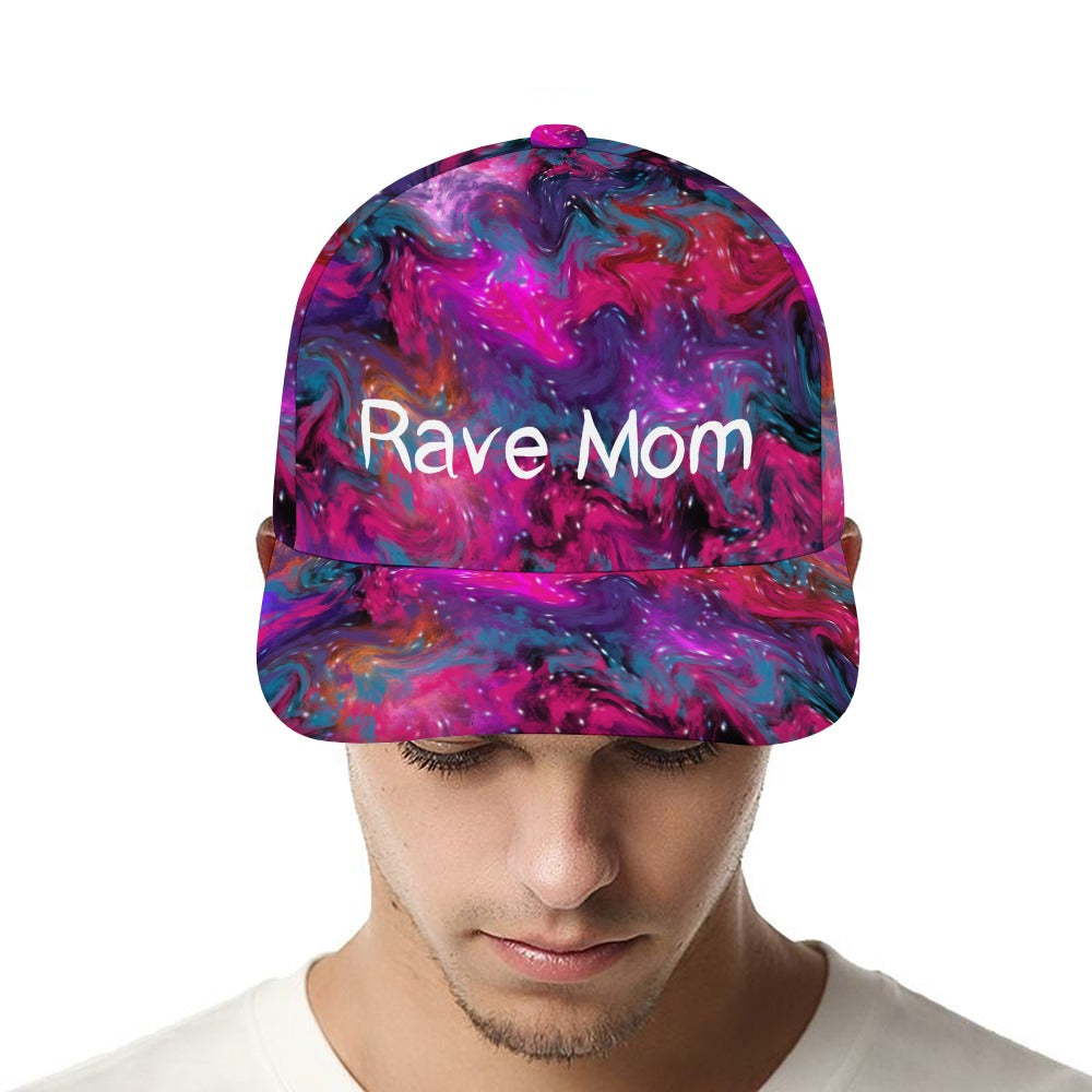 Nebular Rave Mom Snapback (Full Print)