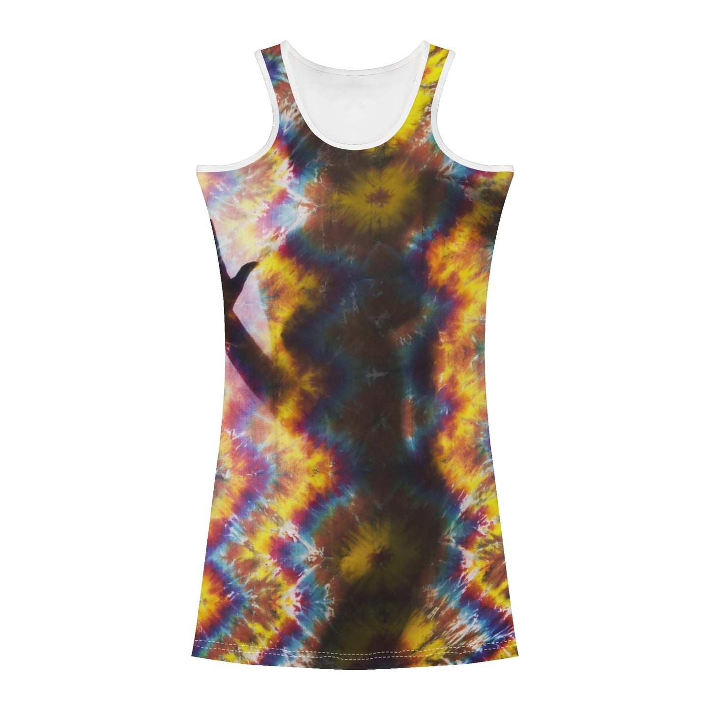 Tie Dye Trap Mini Fitted Dress