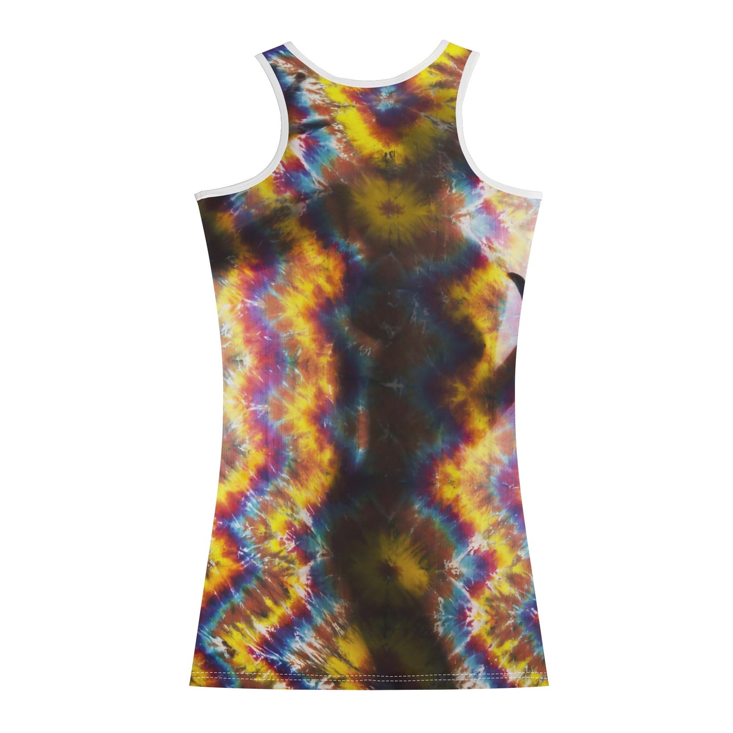 Tie Dye Trap Mini Fitted Dress