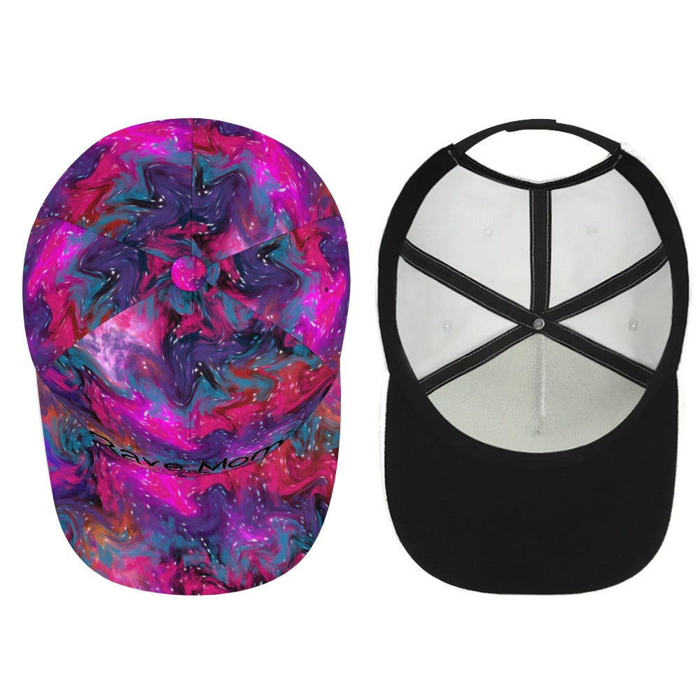 Nebular Rave Mom Snapback (Full Print)