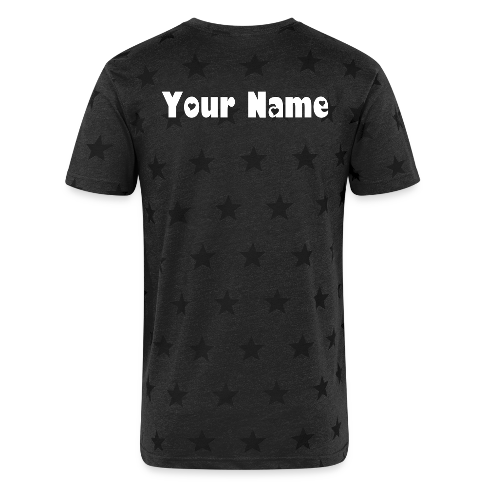 Rave Together Unisex Star T-Shirt - charcoal star 