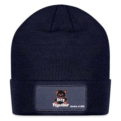 Stay Together Patch Beanie - navy