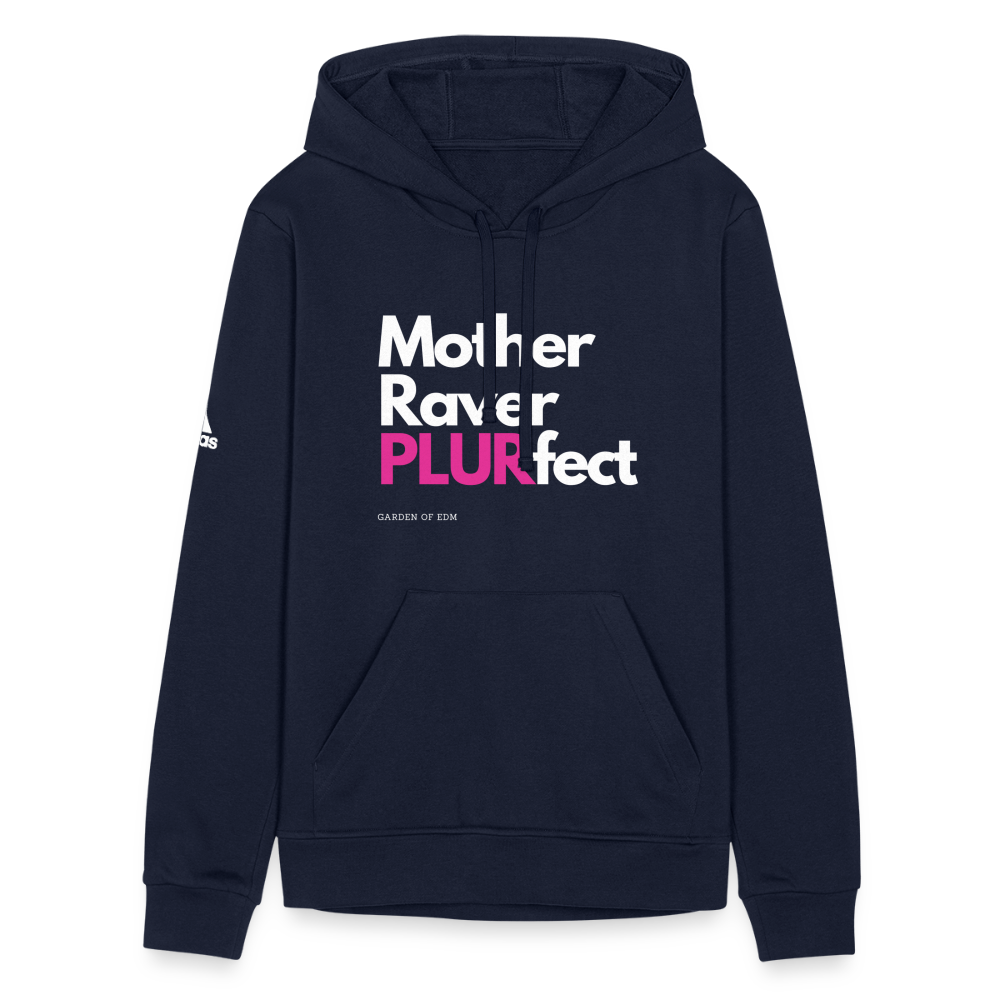 PLURfect Mother Adidas Unisex Fleece Hoodie - french navy