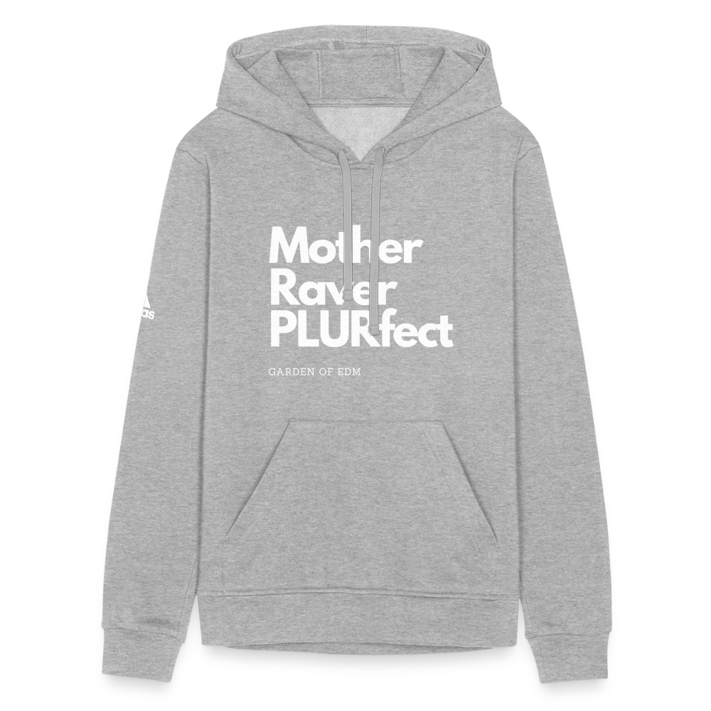 PLURfect Mother Adidas Unisex Fleece Hoodie - heather gray