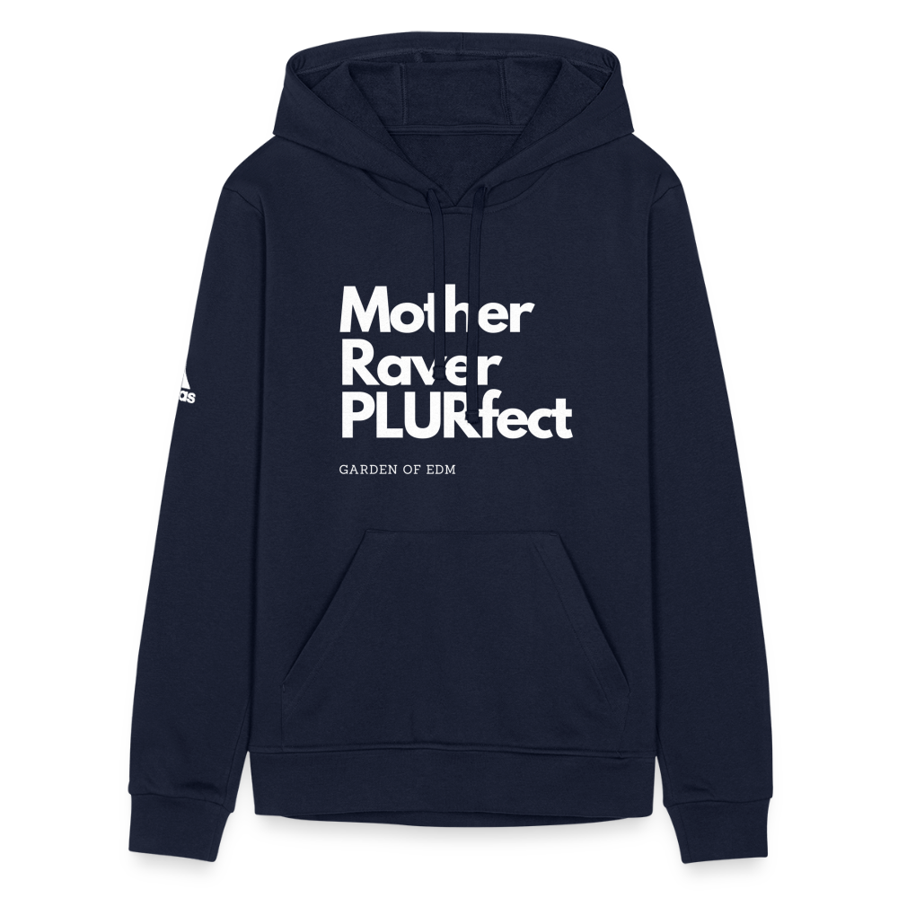 PLURfect Mother Adidas Unisex Fleece Hoodie - french navy