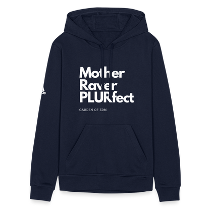 PLURfect Mother Adidas Unisex Fleece Hoodie - french navy