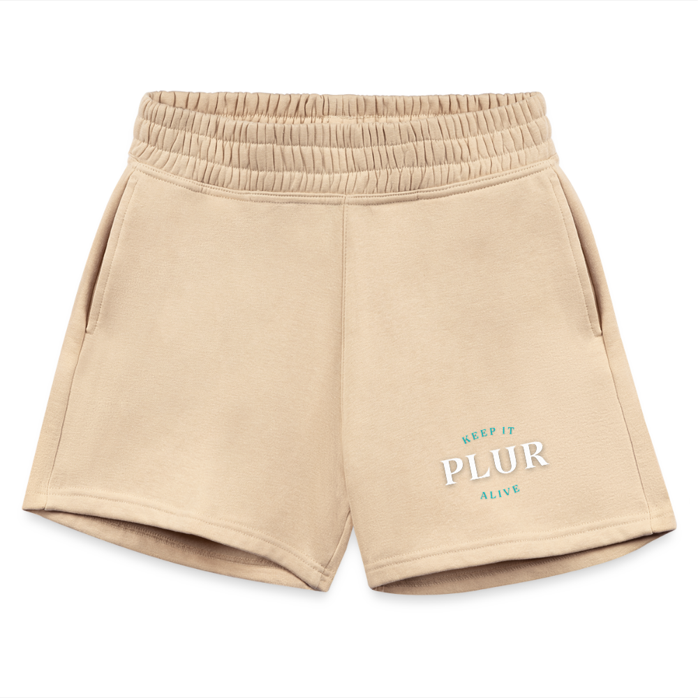 Keep PLUR Alive Jogger Short - nude