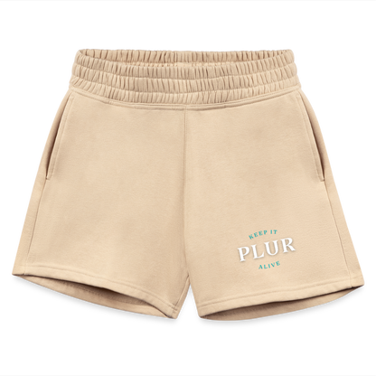 Keep PLUR Alive Jogger Short - nude