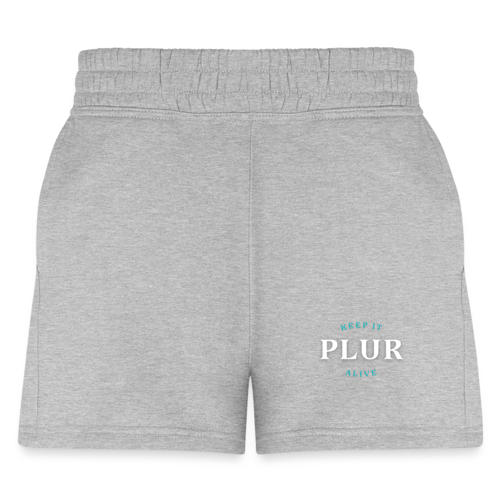 Keep PLUR Alive Jogger Short - heather gray