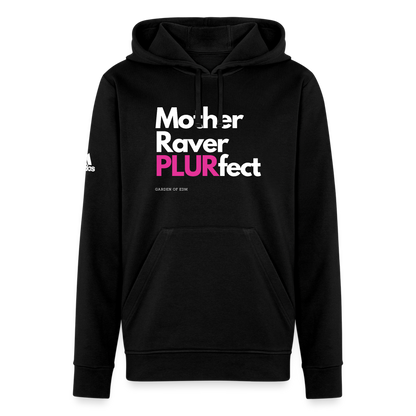 PLURfect Mother Adidas Unisex Fleece Hoodie - black