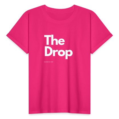 "The Drop" Youth T-Shirt - fuchsia