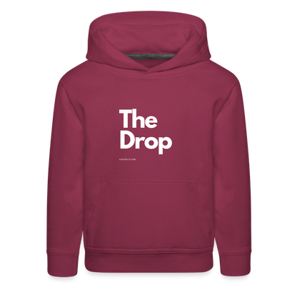 The Drop Youth Hoodie - burgundy