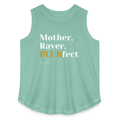 PLURfect Mother Curvy Relaxed Tank Top - saltwater