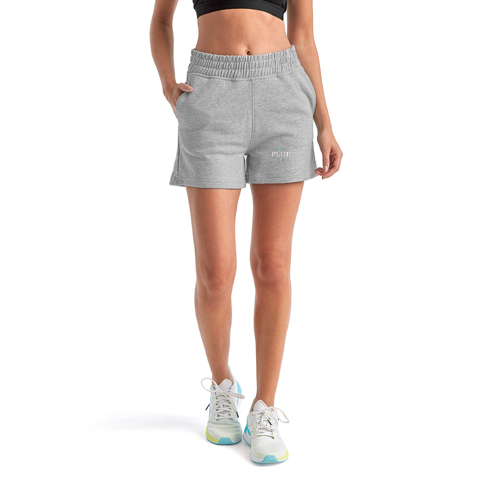 Keep PLUR Alive Jogger Short - heather gray