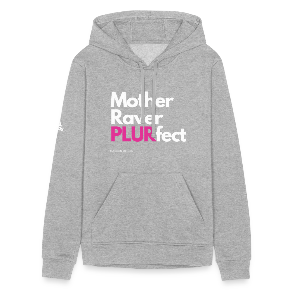 PLURfect Mother Adidas Unisex Fleece Hoodie - heather gray