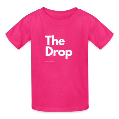 "The Drop" Youth T-Shirt - fuchsia