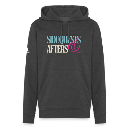 Sidequests & Afters Adidas Unisex Fleece Hoodie - charcoal grey