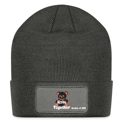 Rave Together Beanie - charcoal grey