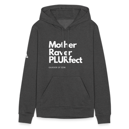 PLURfect Mother Adidas Unisex Fleece Hoodie - charcoal grey