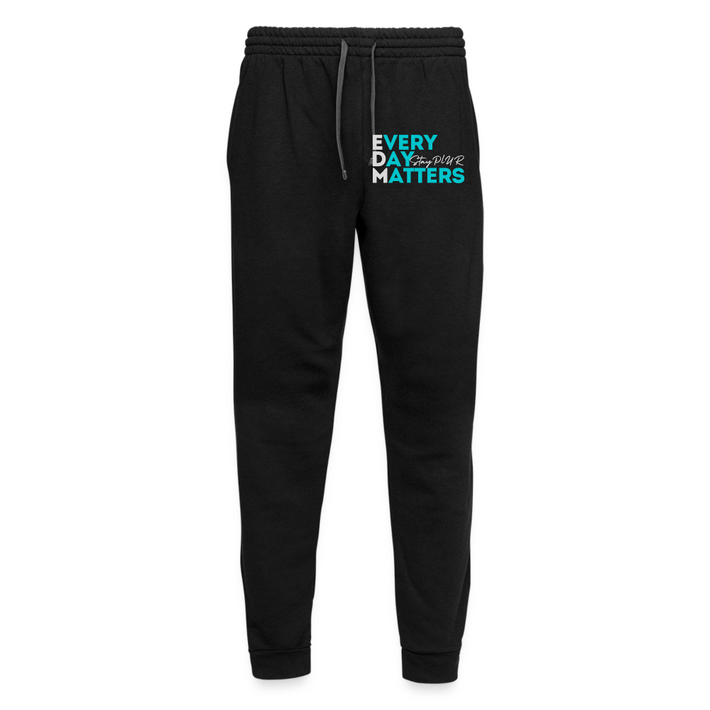 EDM Unisex Joggers - black/asphalt