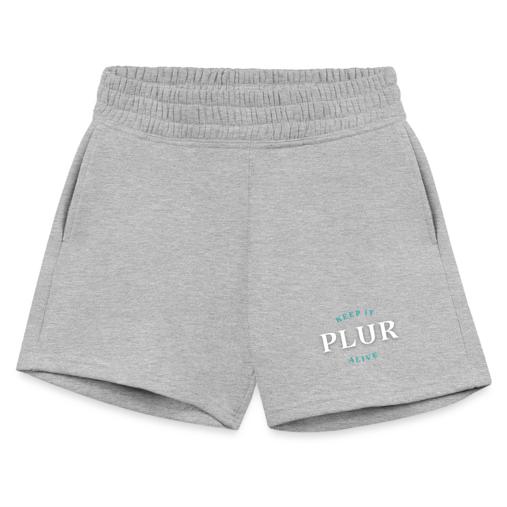 Keep PLUR Alive Jogger Short - heather gray