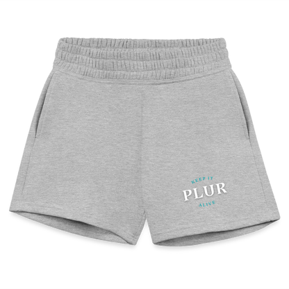 Keep PLUR Alive Jogger Short - heather gray