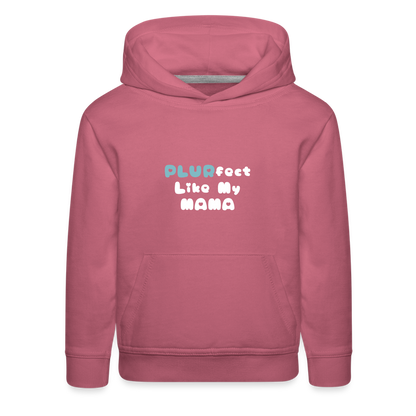 Like My Mama Youth Hoodie - mauve