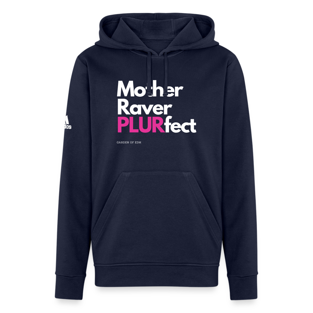 PLURfect Mother Adidas Unisex Fleece Hoodie - french navy