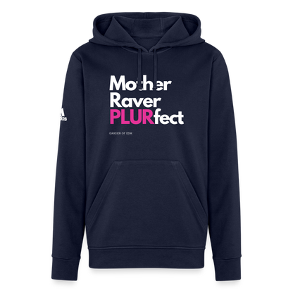 PLURfect Mother Adidas Unisex Fleece Hoodie - french navy