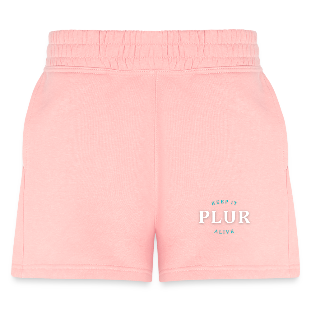 Keep PLUR Alive Jogger Short - light pink