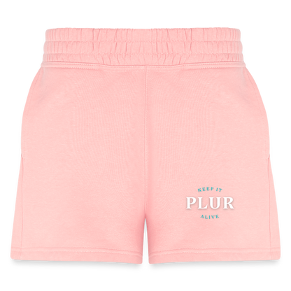 Keep PLUR Alive Jogger Short - light pink