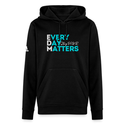 EDM Adidas Unisex Fleece Hoodie - black