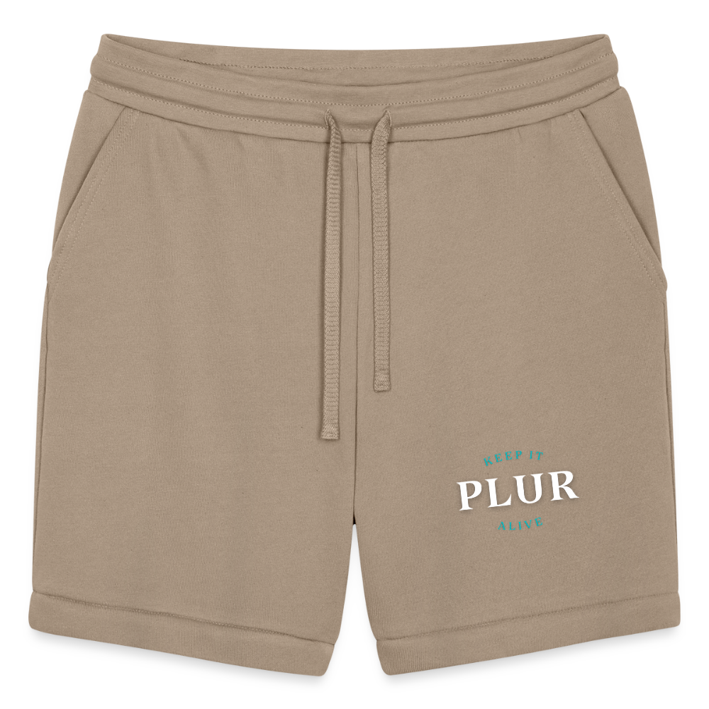 Keep PLUR Alive Bella + Canvas Unisex Short - tan