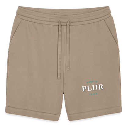 Keep PLUR Alive Bella + Canvas Unisex Short - tan