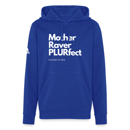 PLURfect Mother Adidas Unisex Fleece Hoodie - royal blue