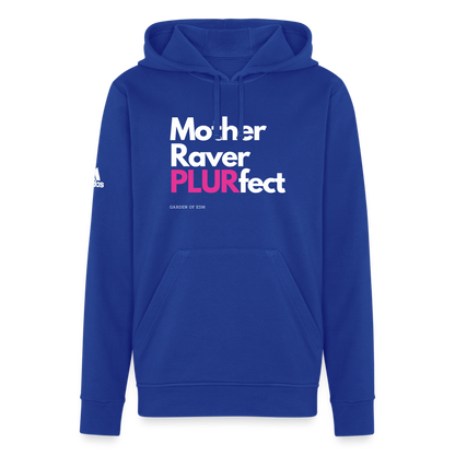 PLURfect Mother Adidas Unisex Fleece Hoodie - royal blue