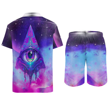 Celestial Focus Shorts Set