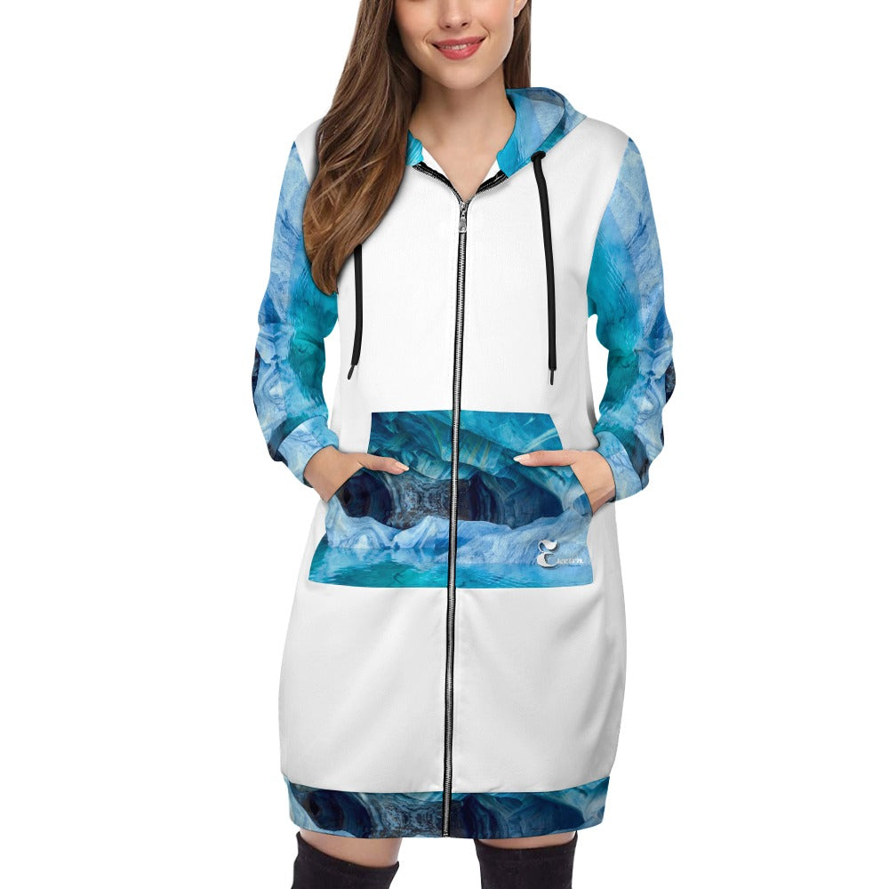 Cuevas de Marmol Long Hoodie (wht)