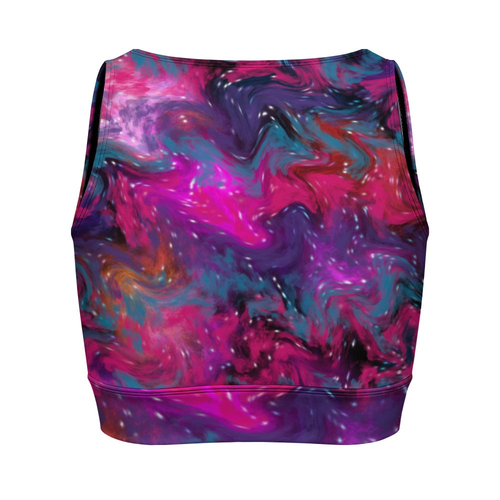 Nebular Zipper Crop