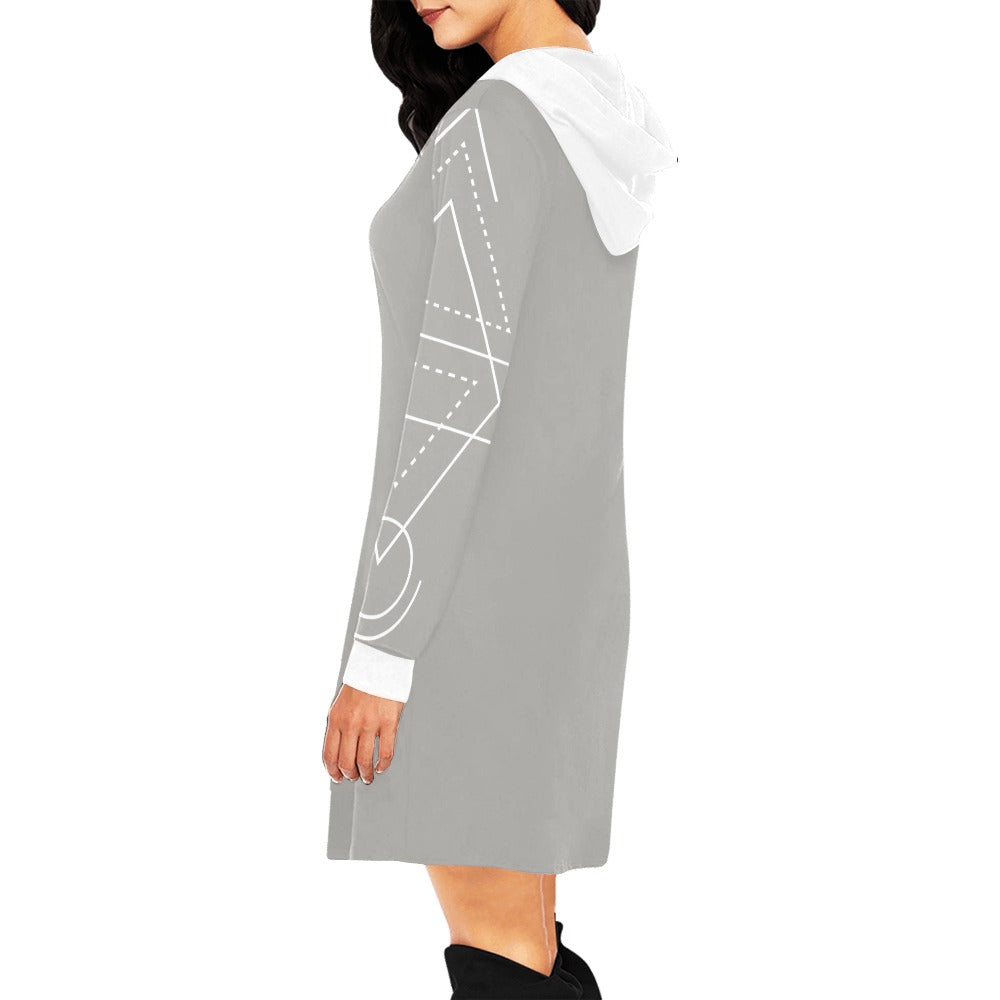 Happy Balance Mini Hoodie Dress