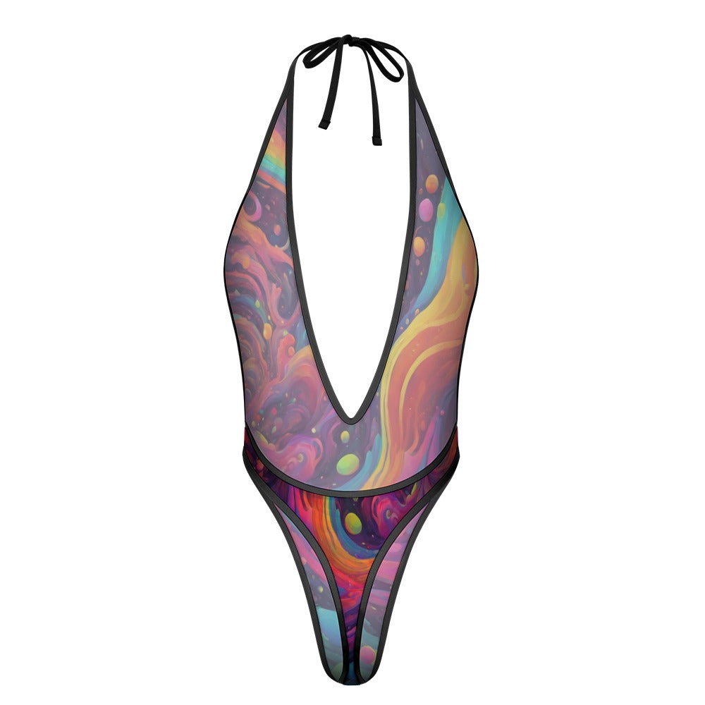 Galactic Dreamer V-Front Bodysuit