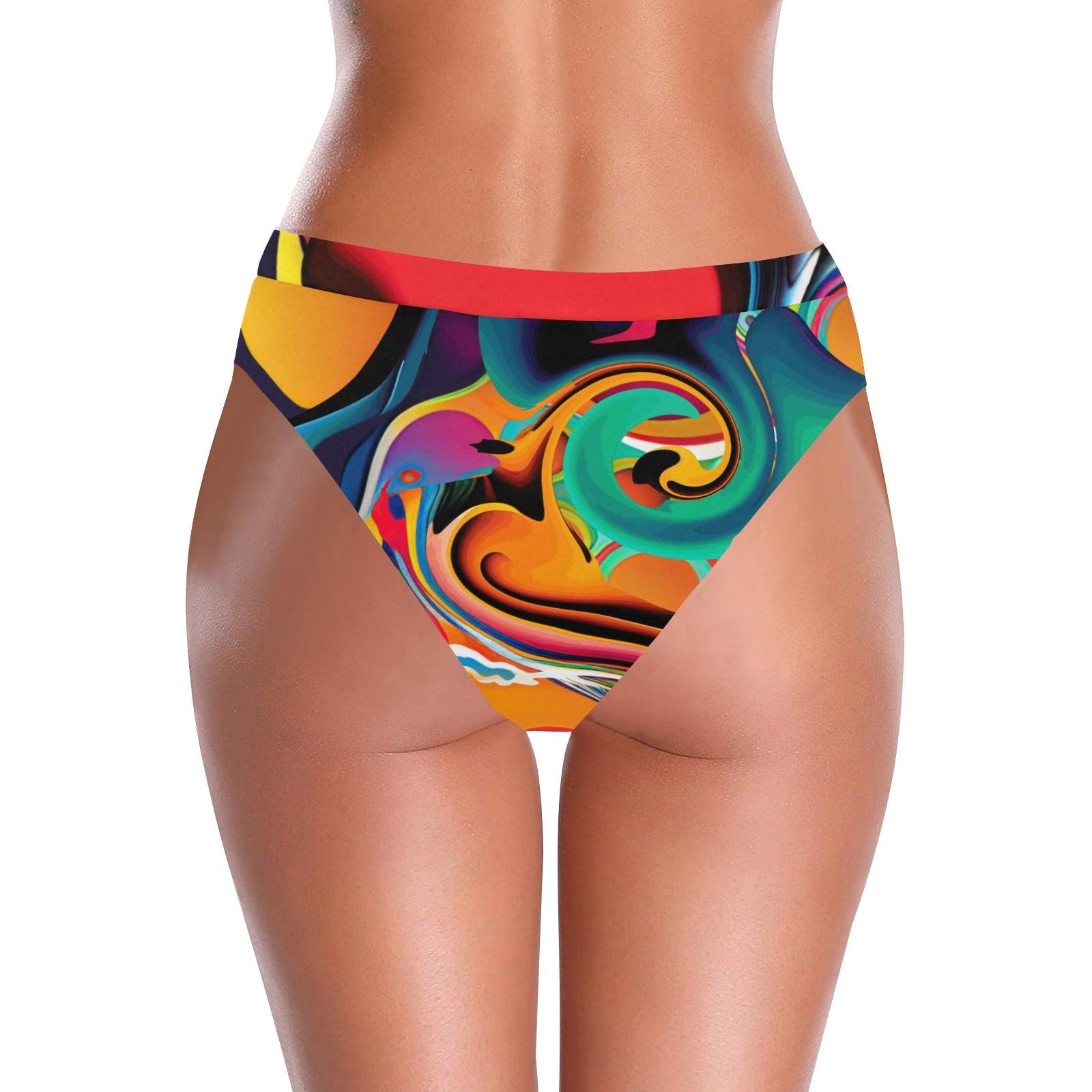 SOL Vibes High-Waisted High-Cut Bottom - Garden Of EDM