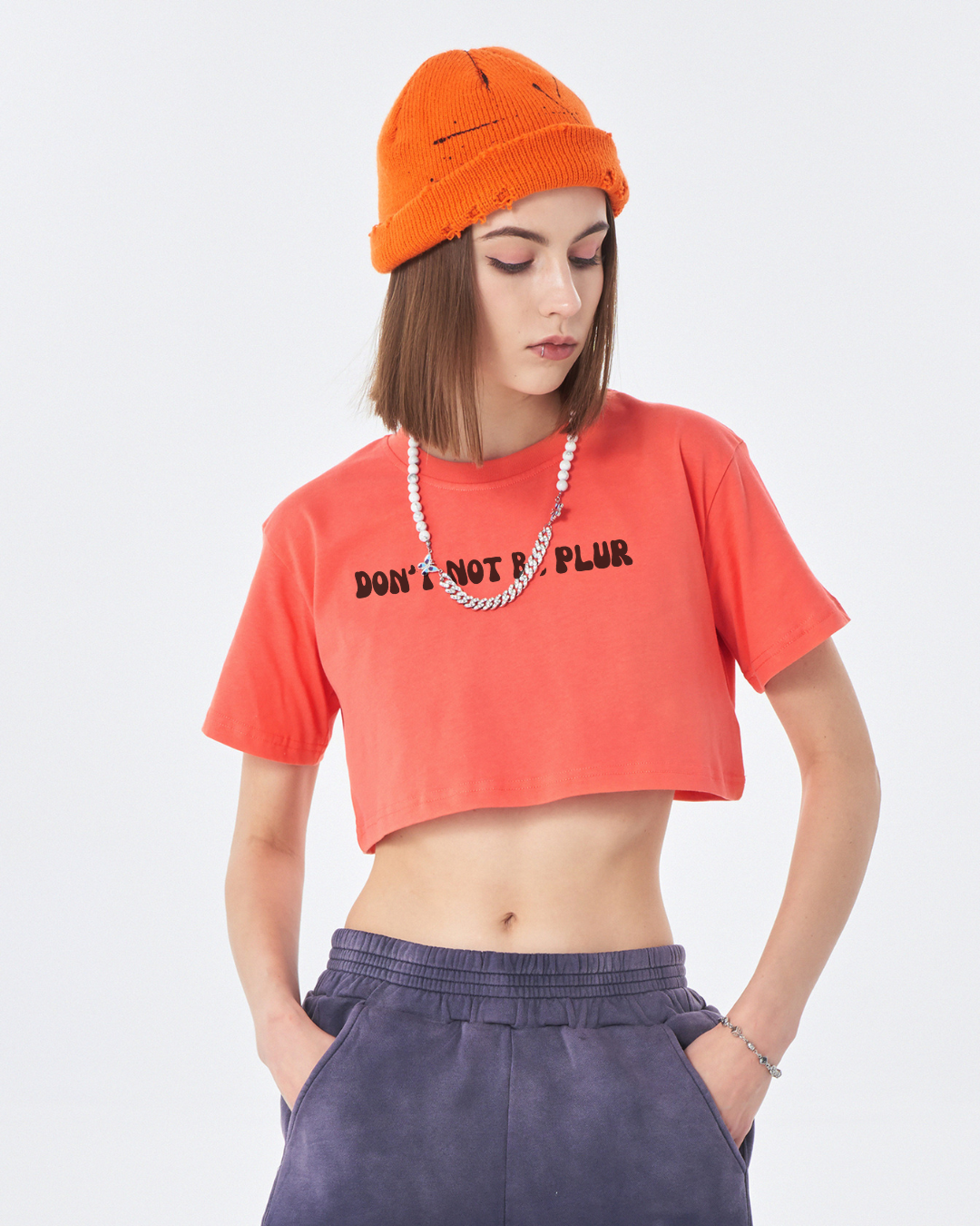 Don't Not Be PLUR Crop Tee - Garden Of EDM