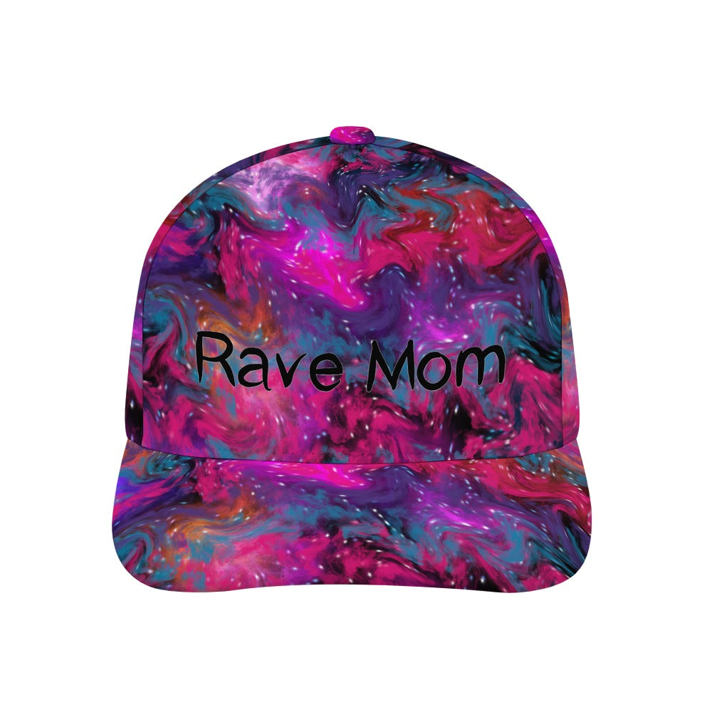 Nebular Rave Mom Snapback (Full Print)