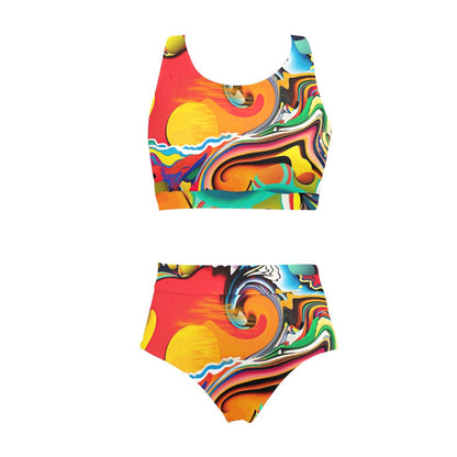 SOL Vibes High Waisted Set - Garden Of EDM